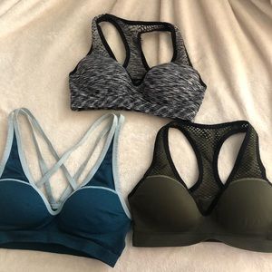3PC BUNDLE: VS Pink Push-up Sports Bras